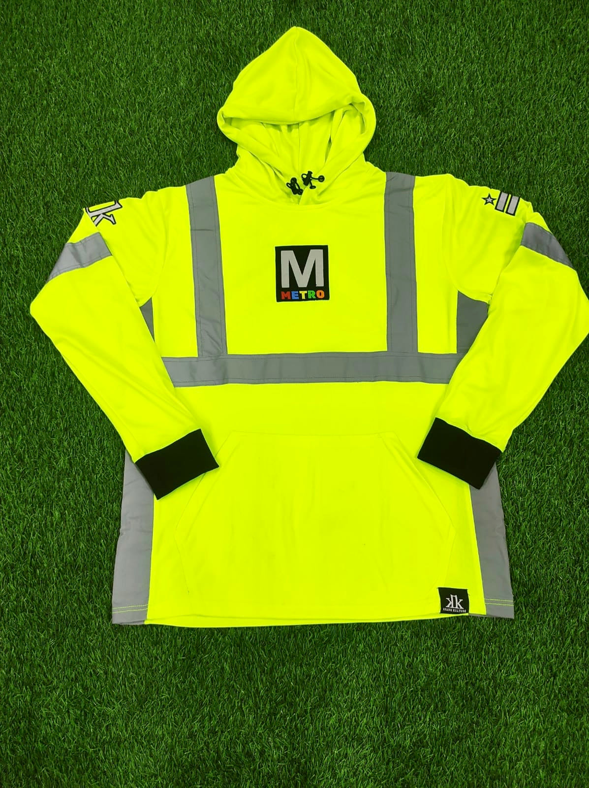 Metro New Long Sleeve High Visibility Safety Hoodie