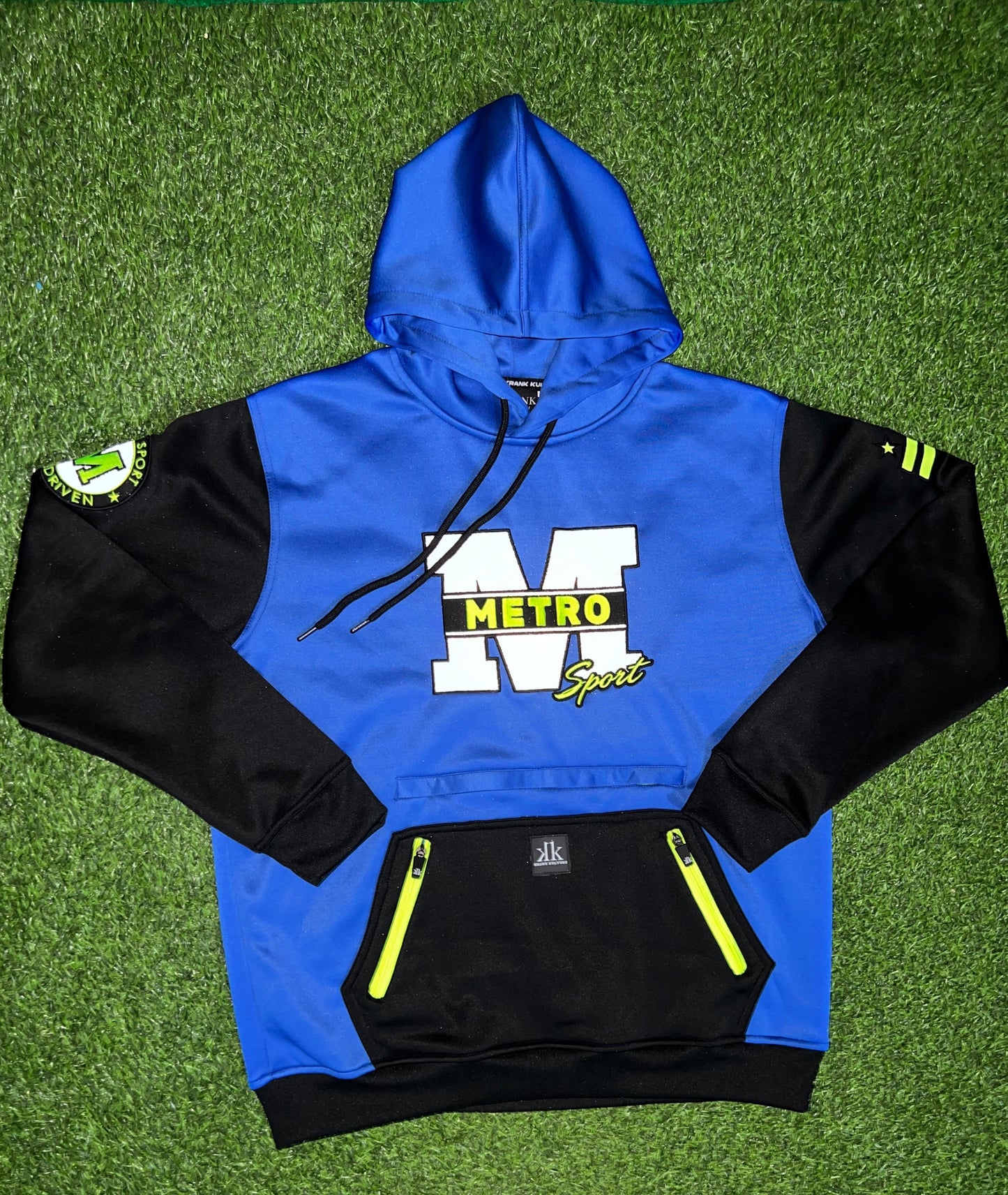 Metro Sport “Elite Voltage” Hoodie
– Royal Blue/Black
