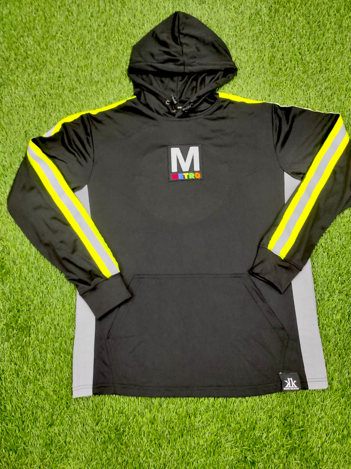 MetroFlex Reflective Lightweight Hoodie (Black)