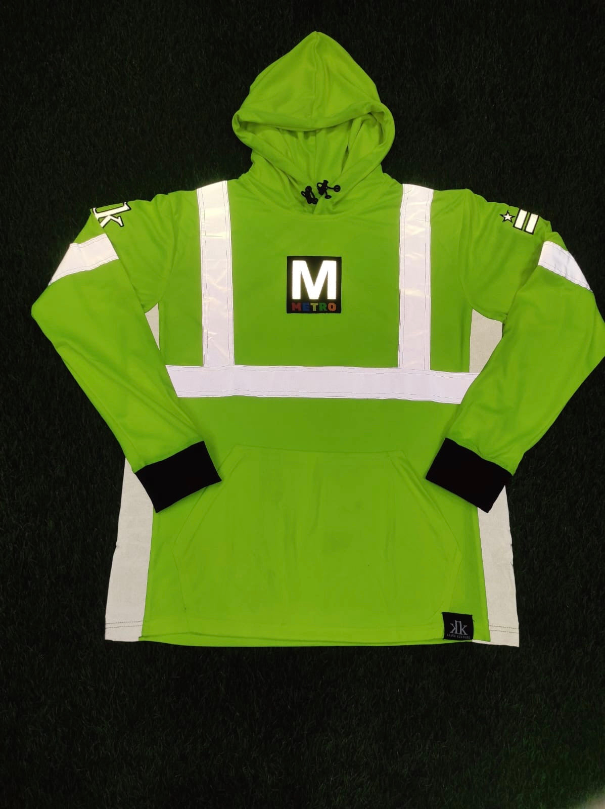 Metro New Long Sleeve High Visibility Safety Hoodie