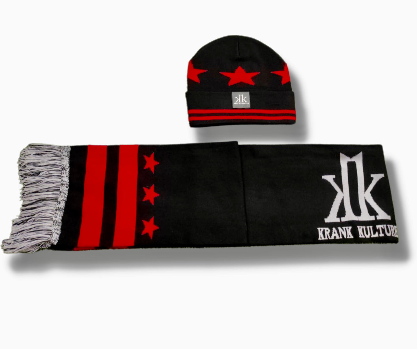 Krank Kulture "Special k's" Beanie & Scarf Set