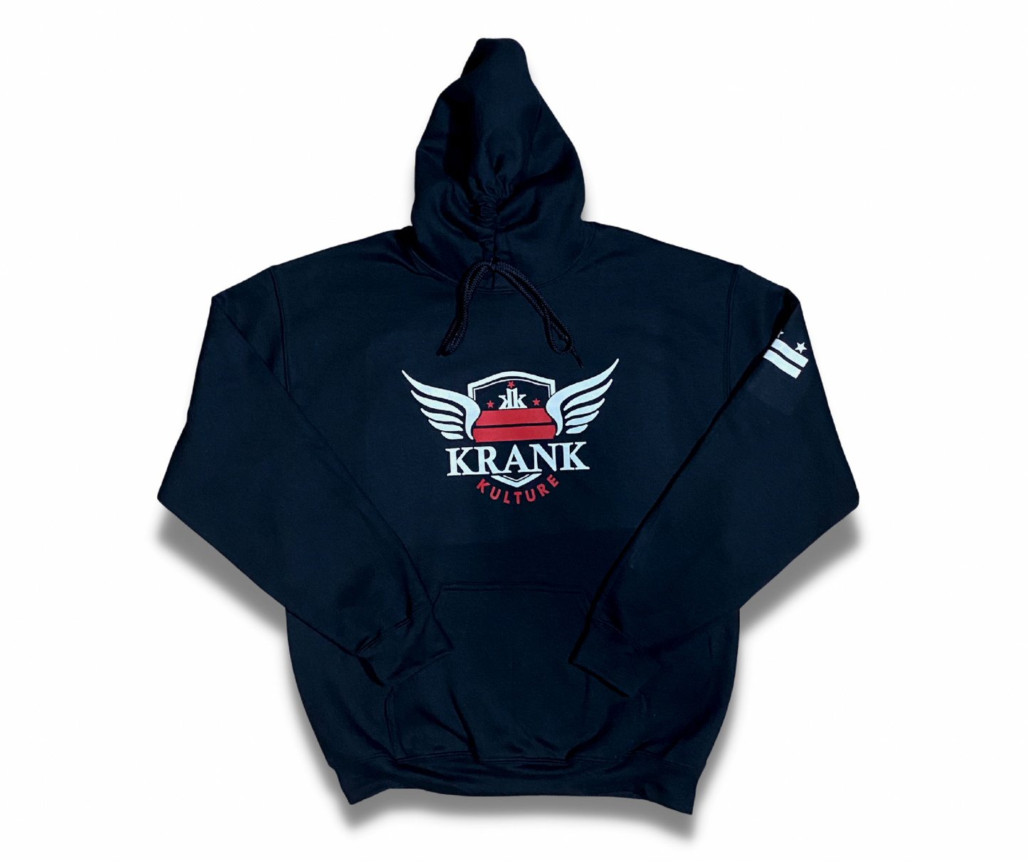 Krank Kulture "Royal Krank" Unisex Pullover Hoodie - Black