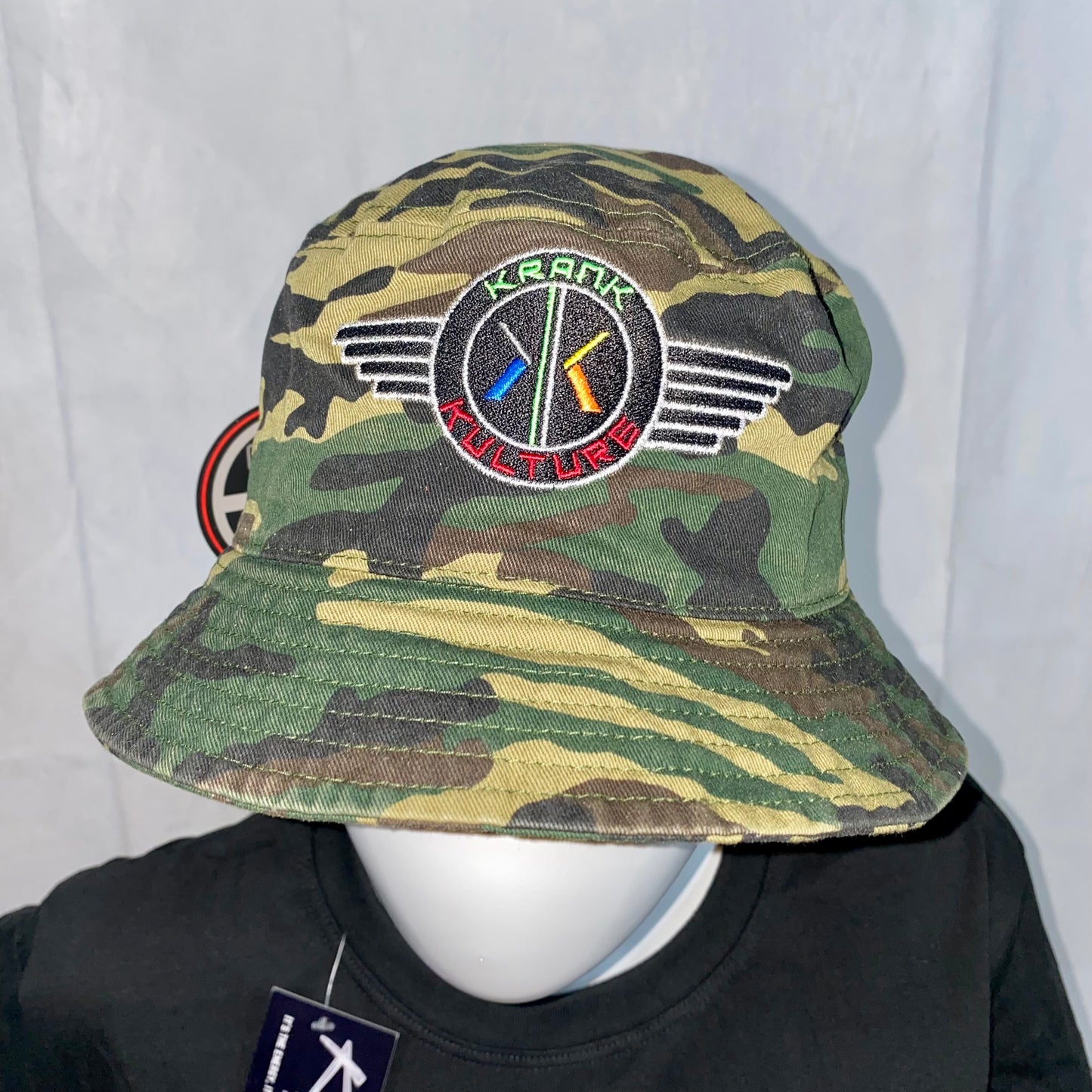 Krank Kulture Eagle Fly Bucket Hat - (Camo)