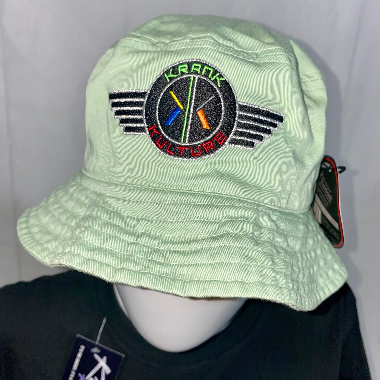 Krank Kulture Eagle Fly Bucket Hat - (Mint)