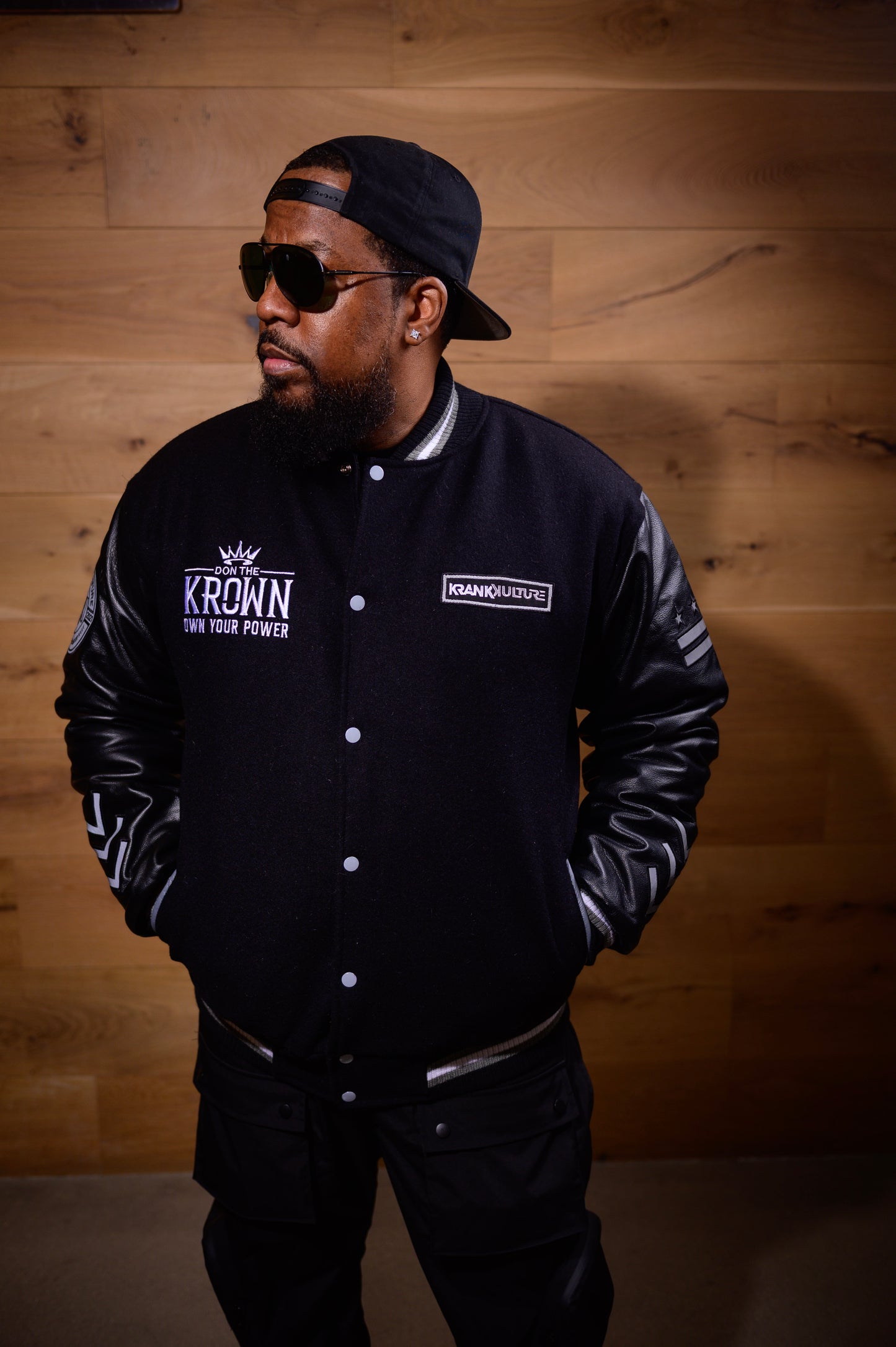 Krank Kulture Navigator Varsity Jacket – Don the Krown Edition