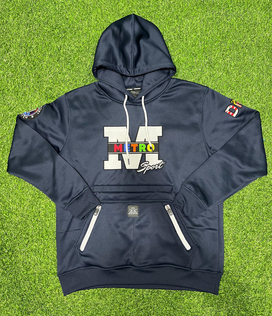 Metro Sport “DMV Elite” Hoodie – Navy Blue