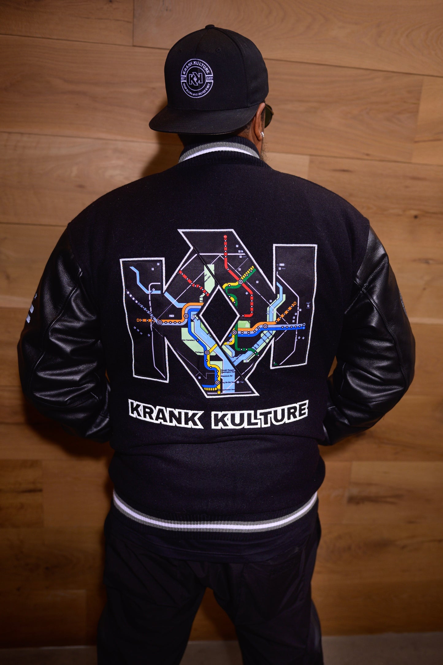 Krank Kulture Navigator Varsity Jacket – Don the Krown Edition