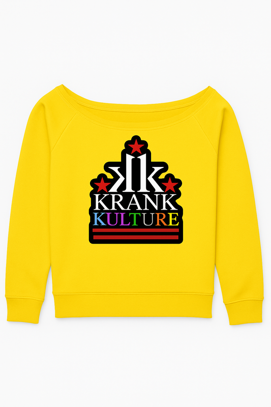 Krank Kulture "Barz & Starz" Logo Sweatshirt - (Yellow)