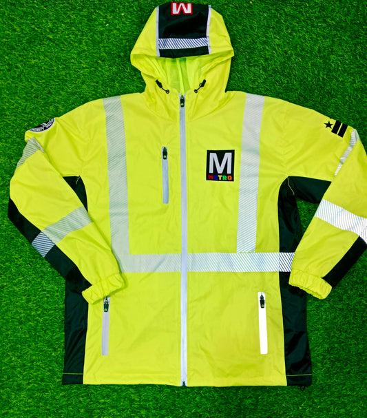 METROGuard ReflectX Hoodie: High-Visibility Waterproof Essential