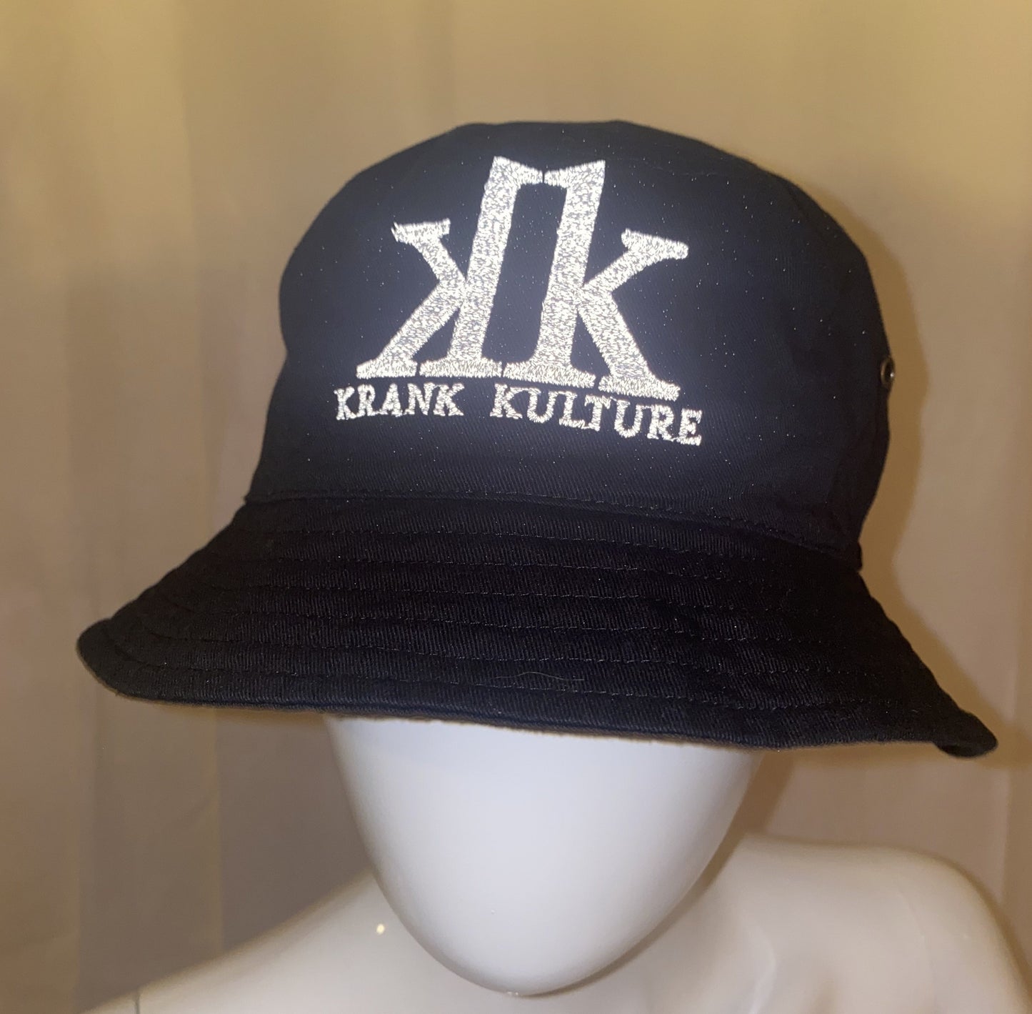 Krank Kulture Special K's Bucket Hat With Reflective Logo (Black)