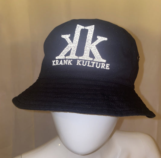 Krank Kulture Special K's Bucket Hat With Reflective Logo (Black)