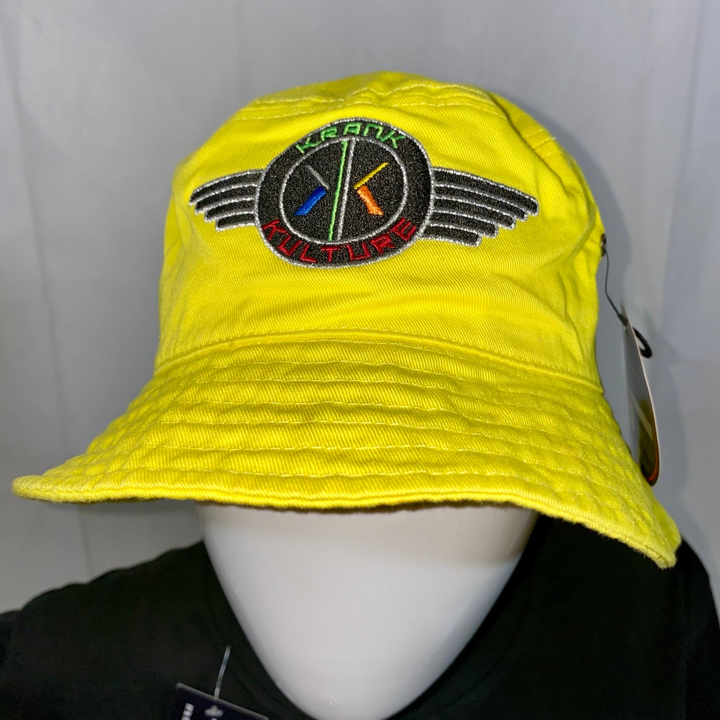 Krank Kulture Eagle Fly Bucket Hat - (Yellow)