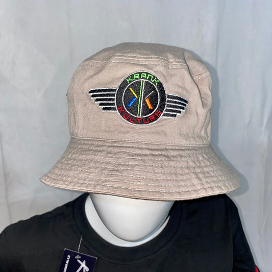 Krank Kulture Eagle Fly Bucket Hat - (Tan)