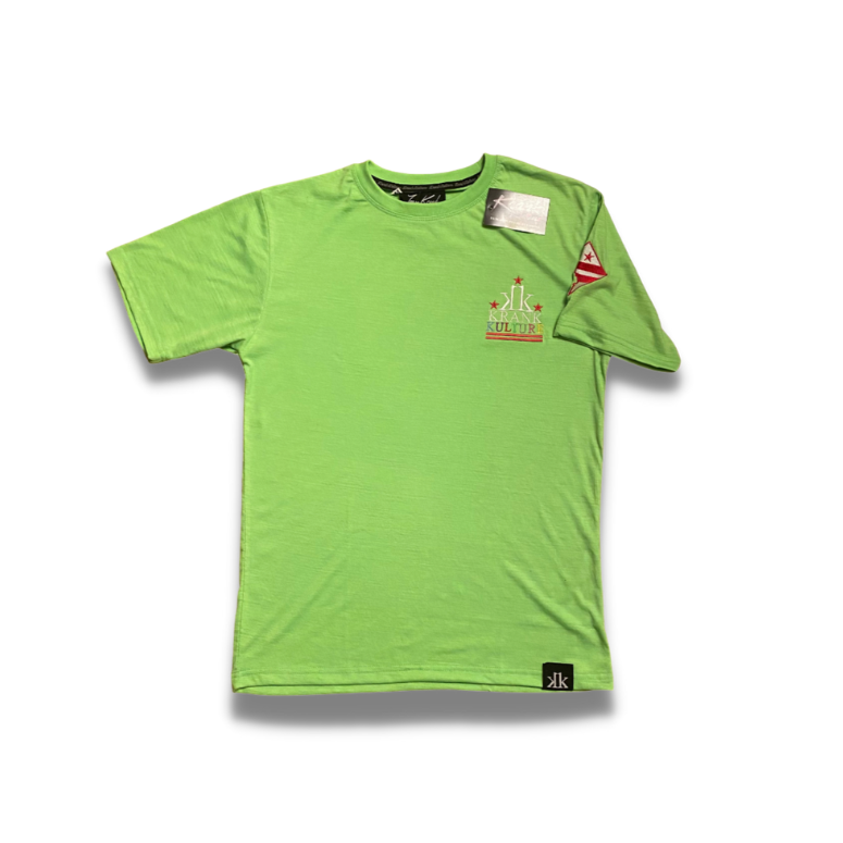 Krank Kulture With "Barz & Starz" Logo T-Shirt - (Neon Green)