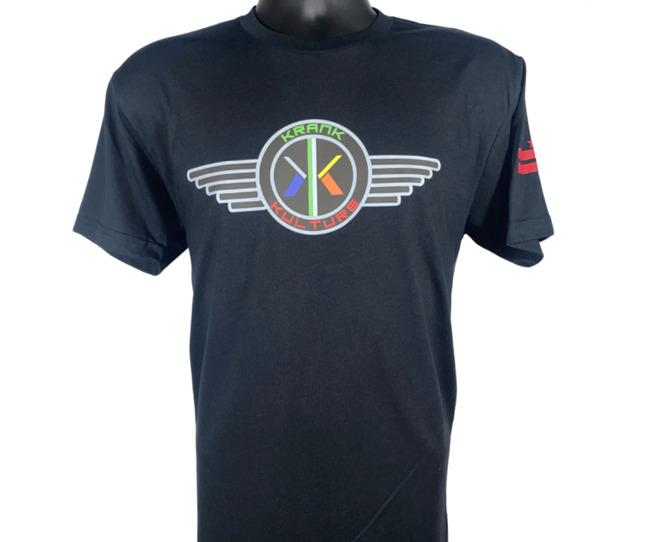 Krank Kulture Eagle Fly T-Shirt - Black
