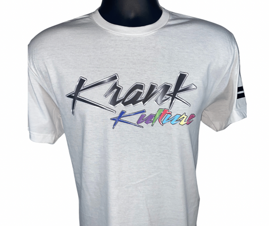 Krank Kulture "Official Krank" Logo T-Shirt - White