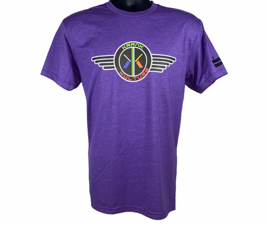 Krank Kulture Eagle Fly T-Shirt - Purple
